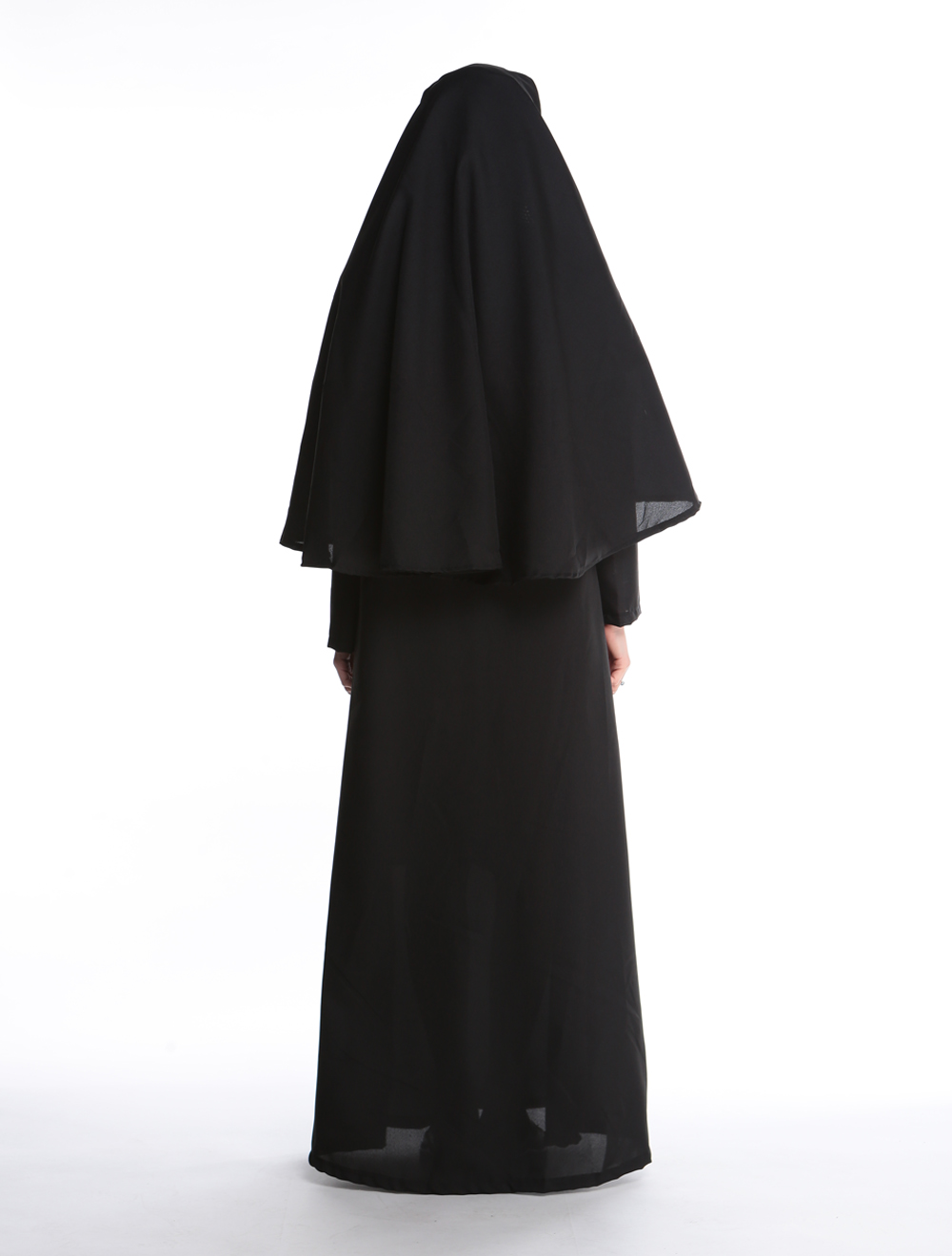 F1732 sexy hood nun costume,it comes with hood cape,dress